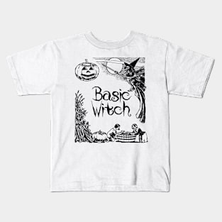 Basic Witch Halloween T-Shirt Kids T-Shirt